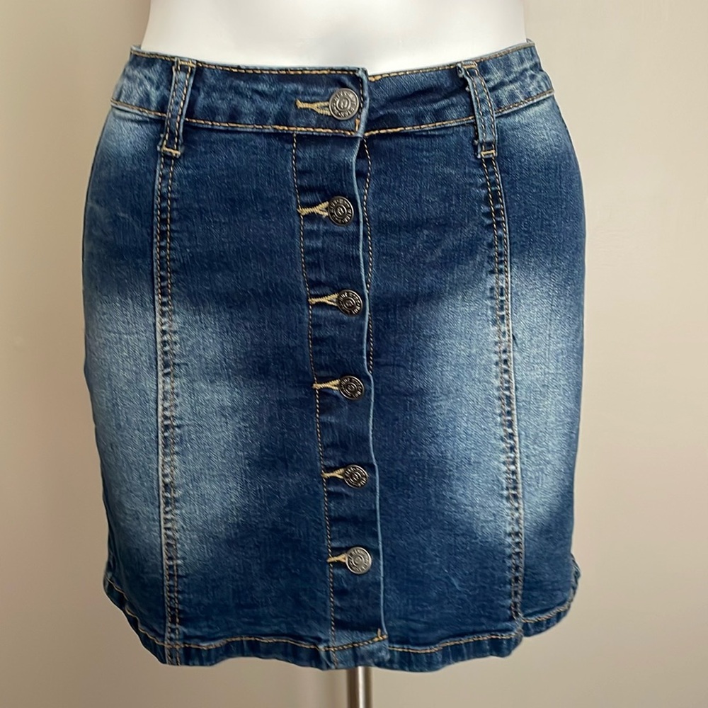 HOT KISS Skylar Denim Skirt